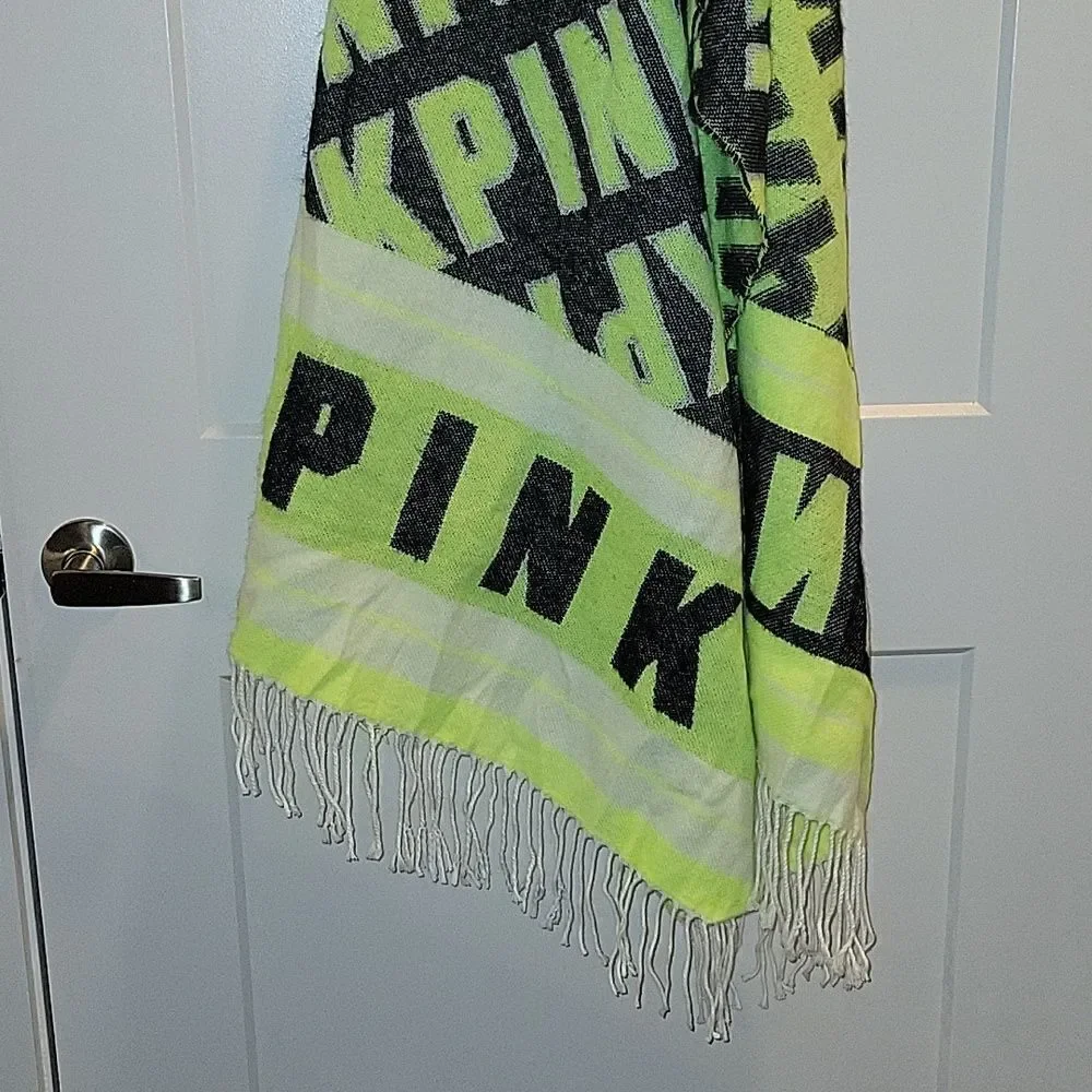 Victoria's Secret PINK Neon Citrus Oversized Blanket Scarf